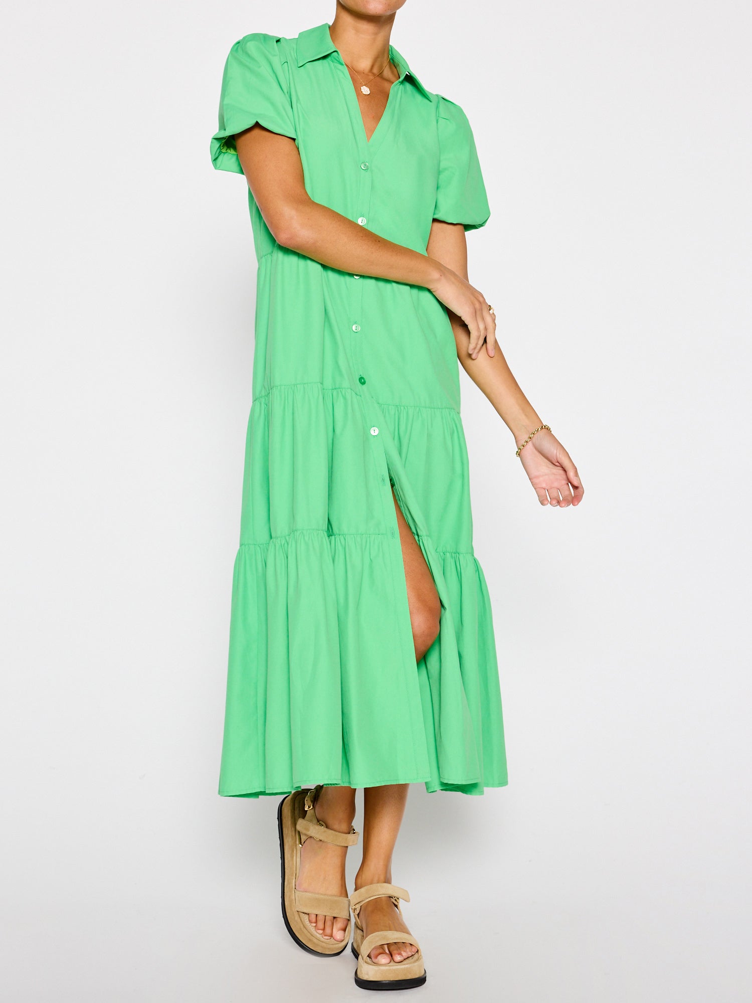 Green derby outlet dress