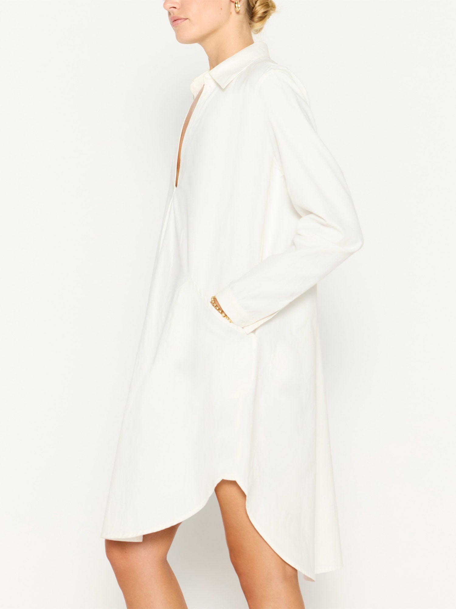 Women's Ives Popover Dress in Ivory