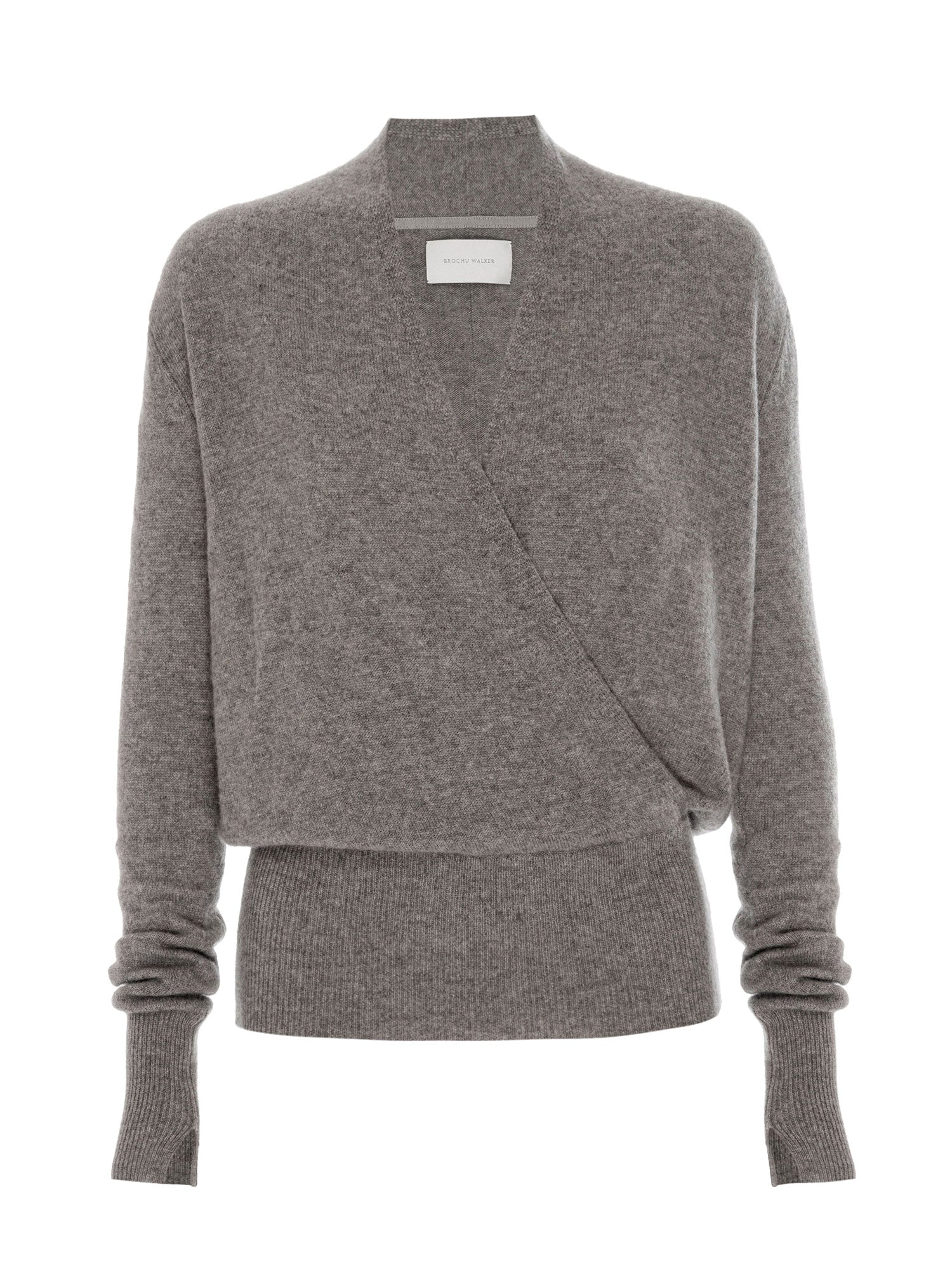 White wrap outlet jumper