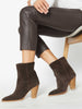 Marfa brown suede boot side view