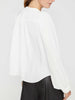 Phoebe popover white longsleeve blouse back view