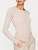 Tamsin longsleeve light grey bodysuit side view