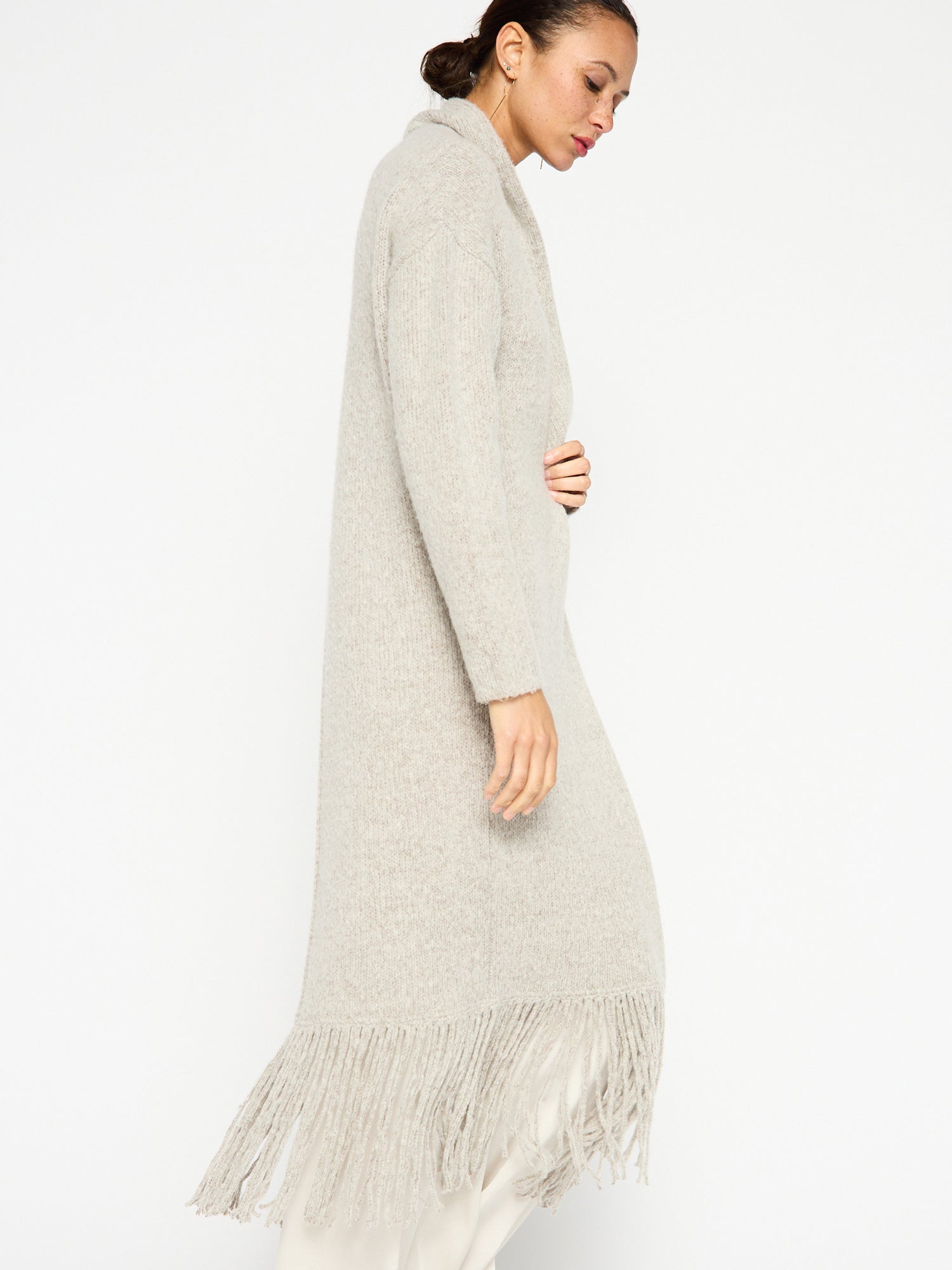 Light grey duster cardigan hotsell