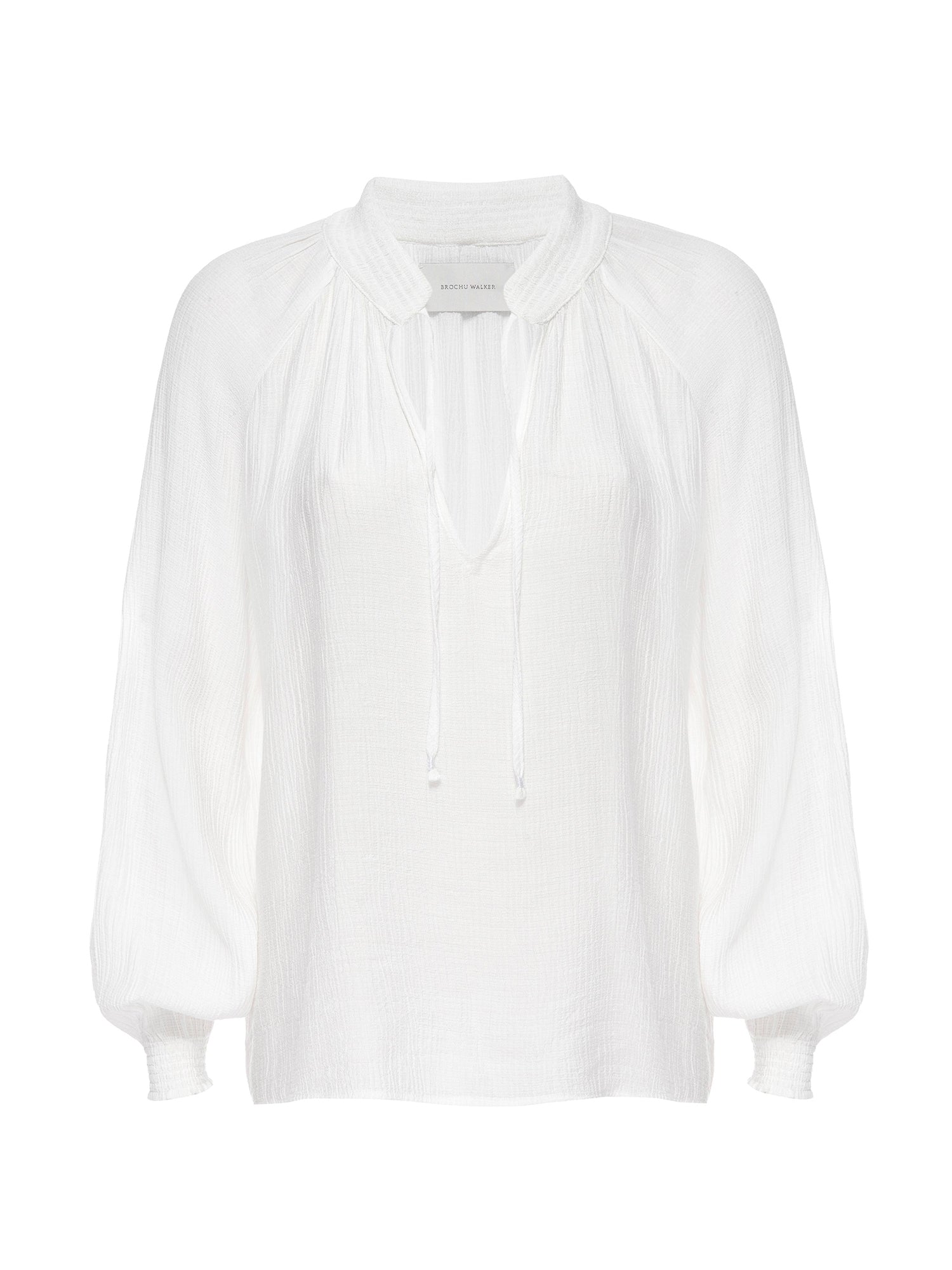 Women's Amaia Blouse in White – Brochu Walker