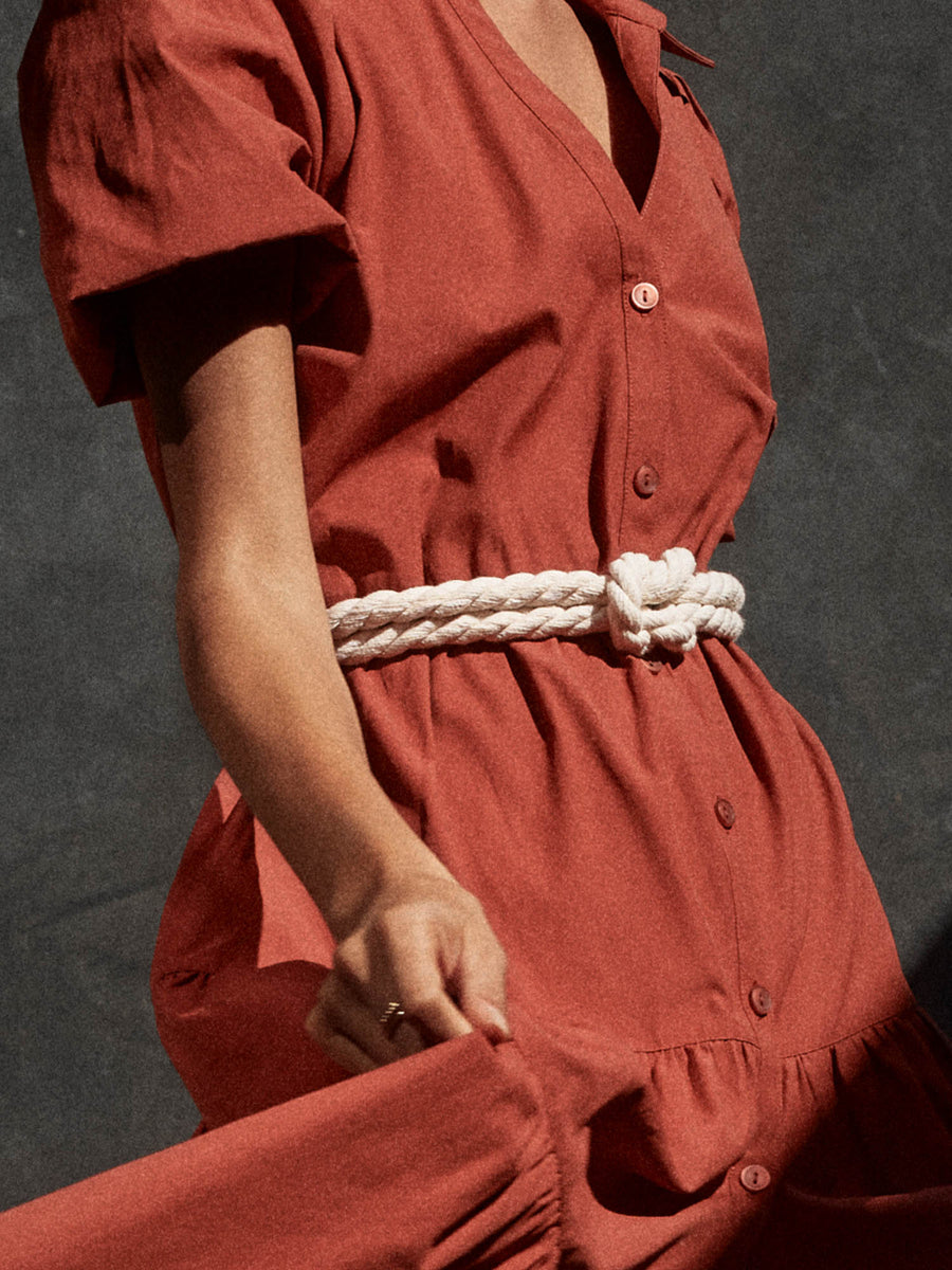 Women Fashion Elegant Tassel Braided Belt Thin Waist Rope Belt Creative  Gifts