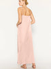 Everyday silk pink slip dress back view