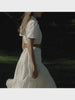 Havana tiered midi dress ivory video