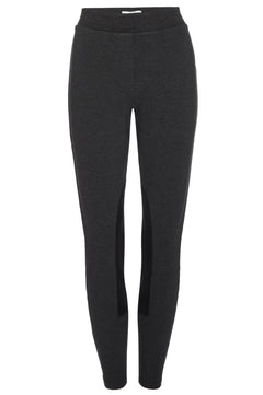 Women's Riding Pant, Charcoal Ponte, Vegan Suede Panels – Brochu Walker